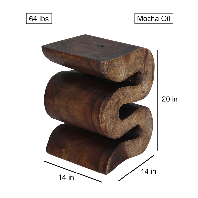 haussmann®-wood-big-wave-verve-accent-snake-table-14-x-14-x-20-in-h-mocha-oil
