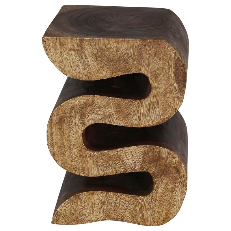 haussmann®-wood-big-wave-verve-accent-snake-table-14-x-14-x-20-in-h-walnut-oil