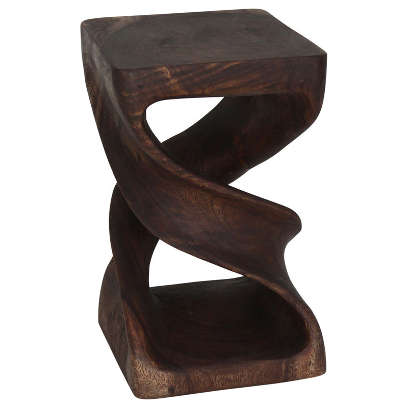 haussmann®-wood-double-twist-stool-table-12-in-sq-x-20-in-h-mocha-oil