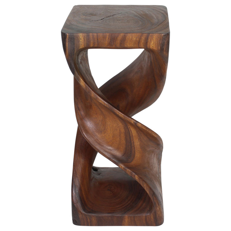 haussmann®-wood-double-twist-stool-table-12-in-sq-x-26-in-h-walnut-oil