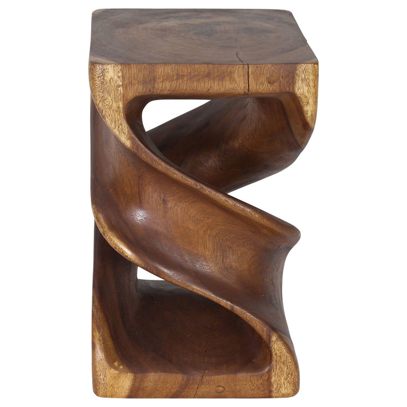 haussmann®-wood-double-twist-stool-table-14-in-sq-x-23-in-h-walnut-oil