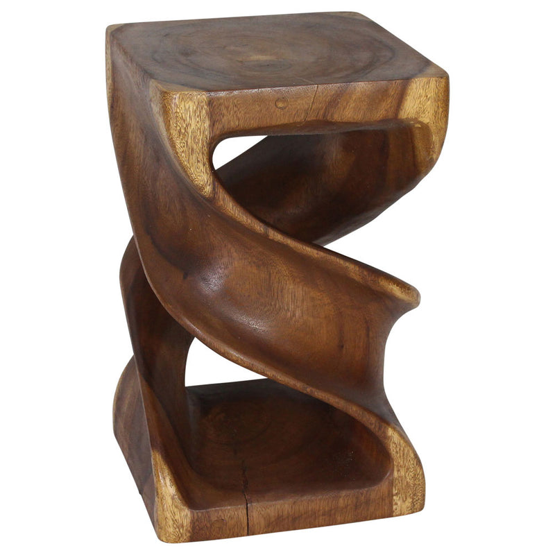 haussmann®-wood-double-twist-stool-table-14-in-sq-x-23-in-h-walnut-oil