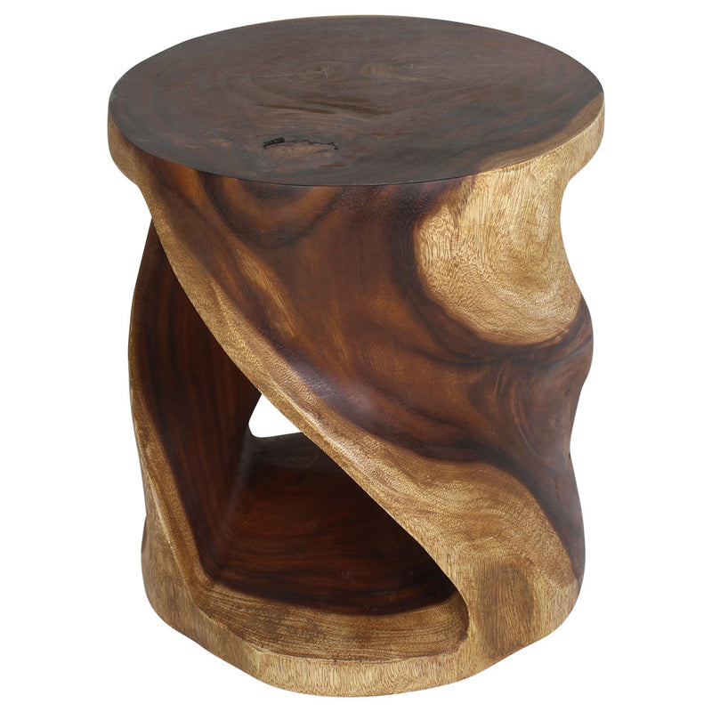haussmann®-round-twist-end-table-18-in-dia-x-20-in-h-walnut