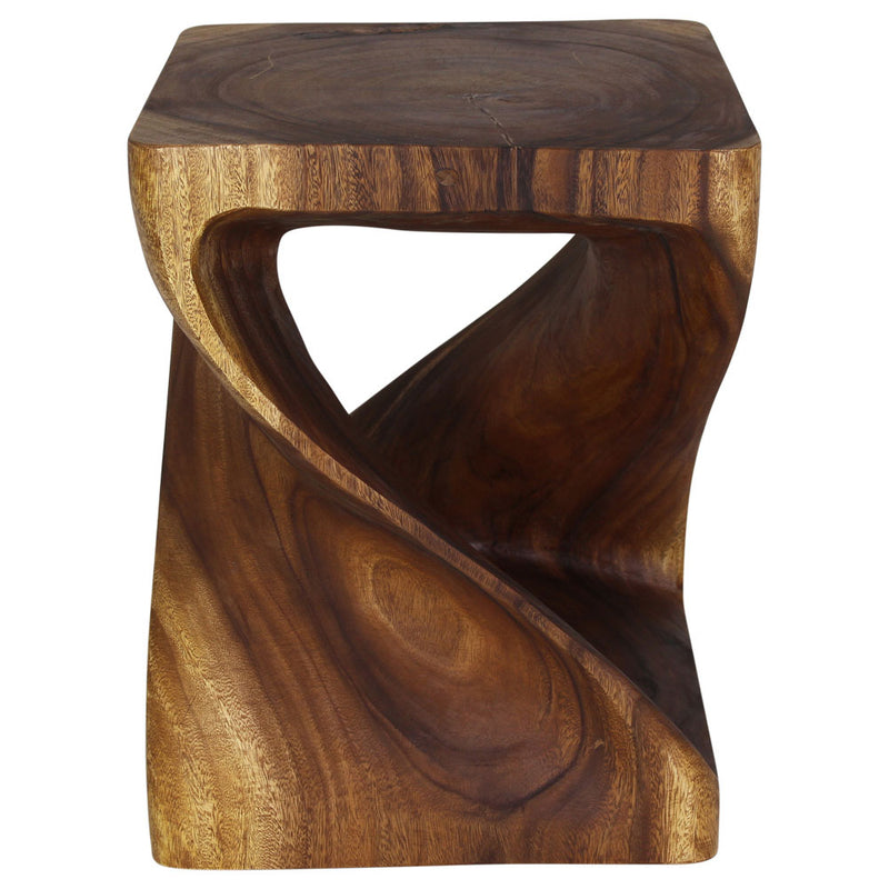 haussmann®-wood-twist-end-table-18-x-18-x-23-inch-high-walnut-oil