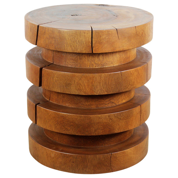 haussmann®-towering-rings-end-table-18-in-dia-x-20-in-high-walnut-oil