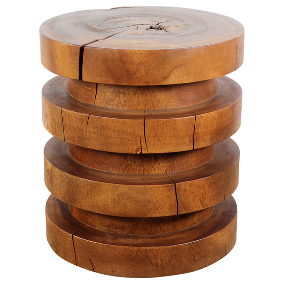 haussmann®-towering-rings-end-table-18-in-dia-x-20-in-high-walnut-oil