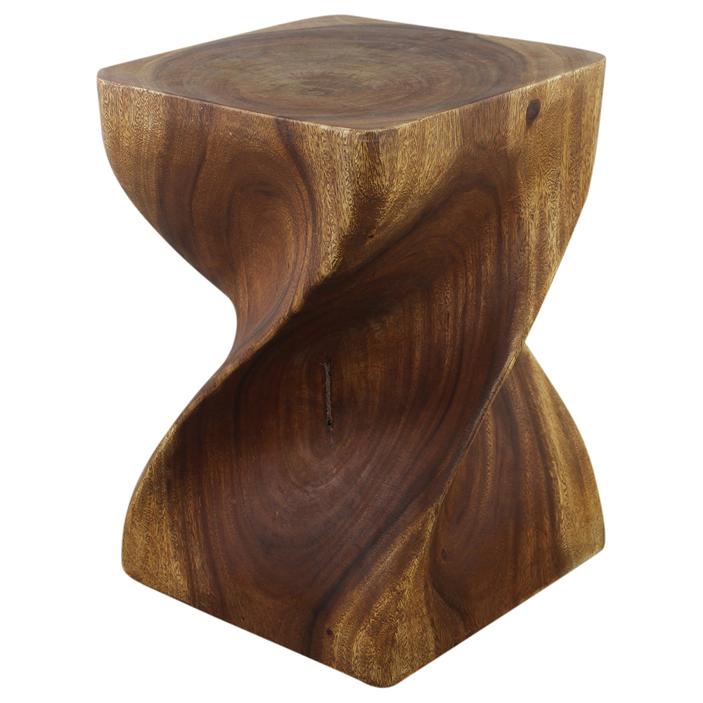 Solid oak online stool