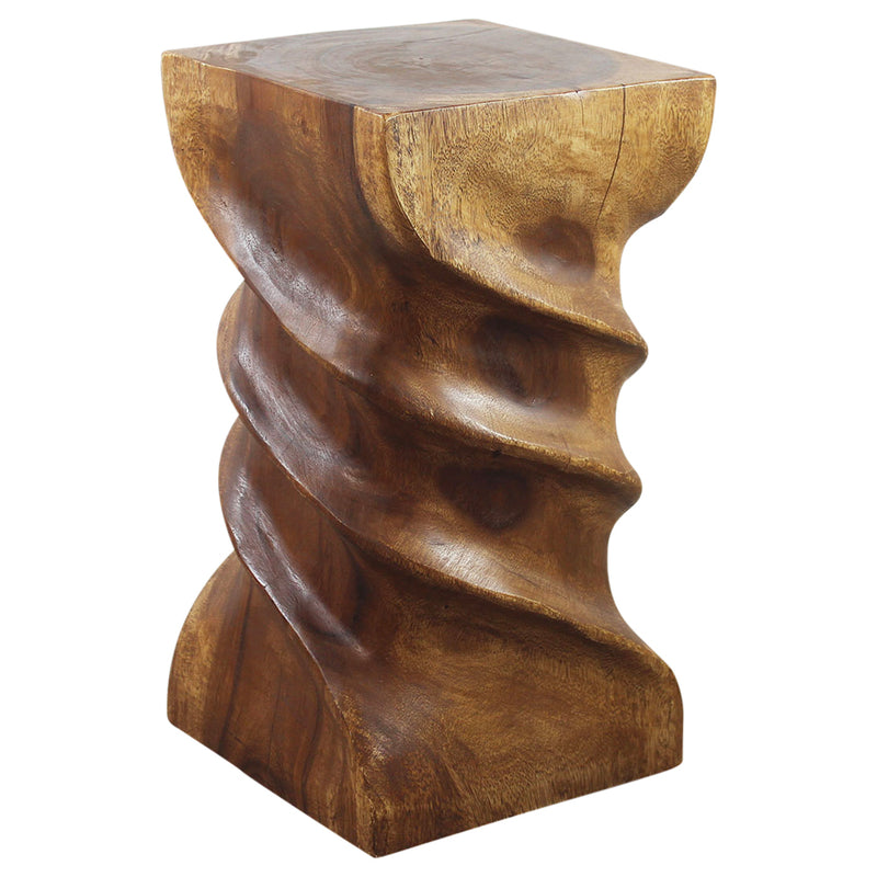 haussmann-triple-twist-12-in-sq-x-22-in-h-sustainable-acacia-wood-walnut-oil