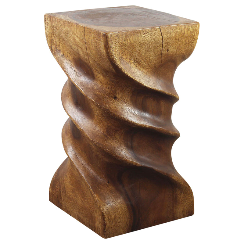 haussmann-triple-twist-12-in-sq-x-22-in-h-sustainable-acacia-wood-walnut-oil
