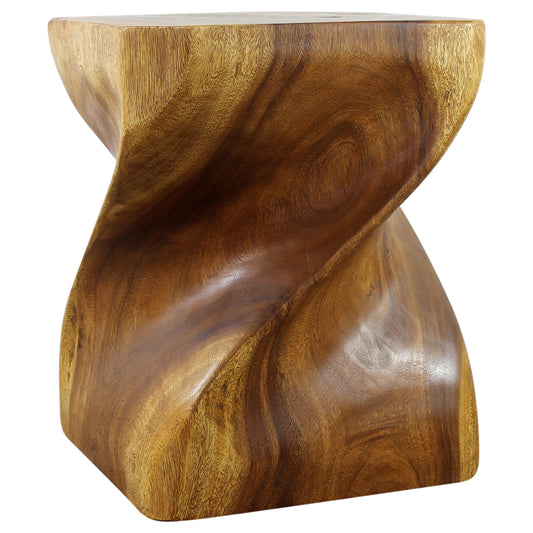 Haussmann® Wood Big Twist Coffee Table 16 in SQ x 20 in High Oak Oil