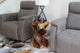 Haussmann Rectangular Double Twist Sculptural Table, Walnut, 12 x 14 x 23 in H