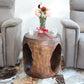 Haussmann Oval Windows 20 in diameter x 20 in H Mocha — lifestyle