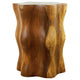 Haussmann Natural Stump Pedestal Table, Oak, 16 in dia x 20 in H