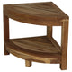 Haussmann® Teak Teak Corner Table 15.5 W x 15.5 D x 16 in H Teak Oil