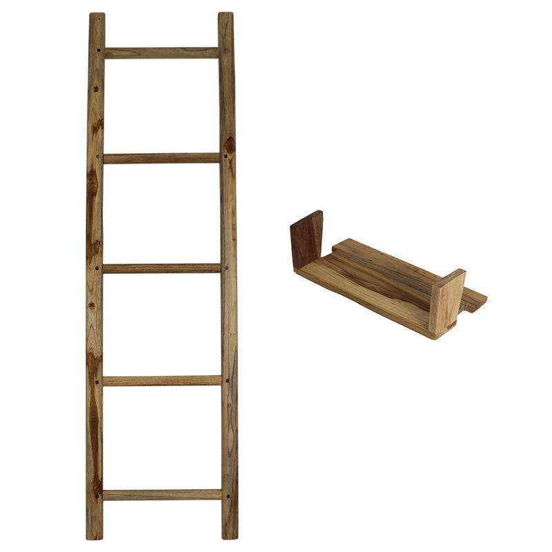 Haussmann® Teak Adjustable Shelf (ONLY) for Towel Ladder Teak Oil
