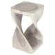 Haussmann® Original Wood Twist Stool 12 X 12 X 20 In High Grey Oil