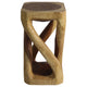 Haussmann Wild Twisted Vine Sculptural Table, Oak, 12 x 12 x 22 in H