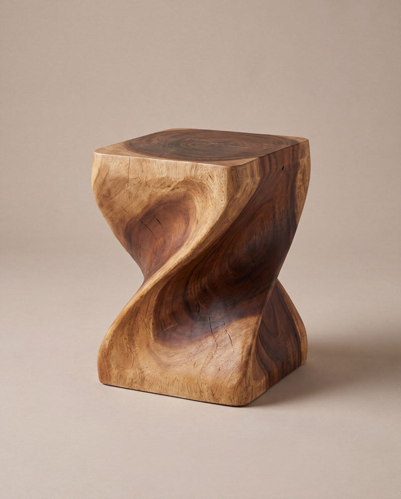 Big twist coffee table, oak, studio hero