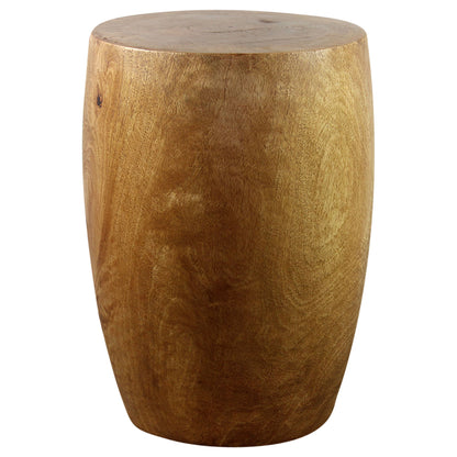 Haussmann® Mango Wood Merlot End table 15 in D x 20 in High Oak Oil