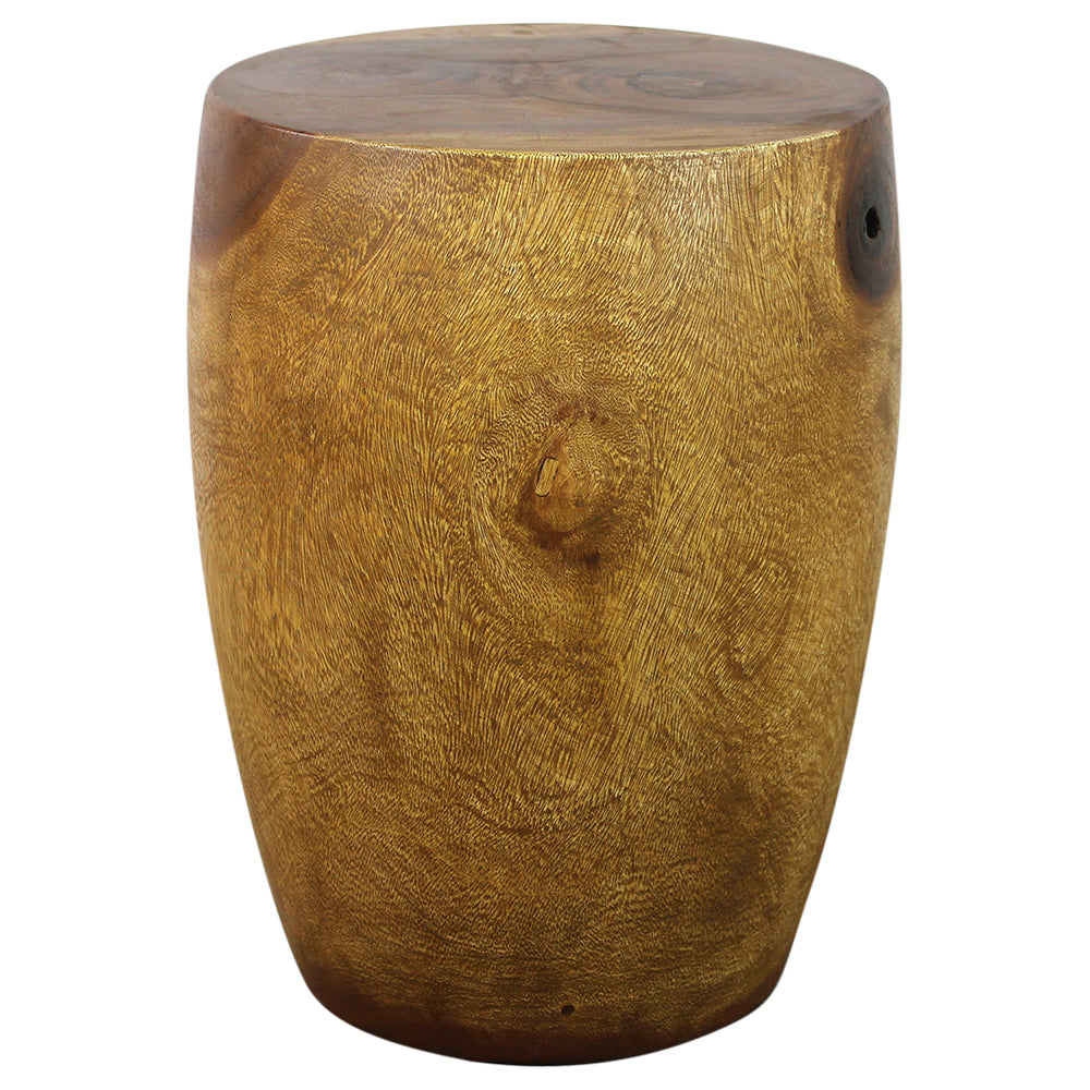 Haussmann® Wood Merlot End Table 15 D x 20 inch High Oak Oil