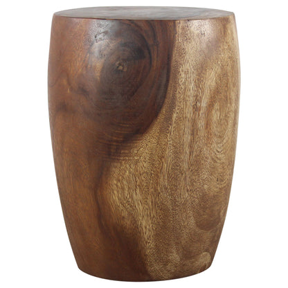 Haussmann® Wood Merlot End Table 15 D x 20 inch High Walnut Oil