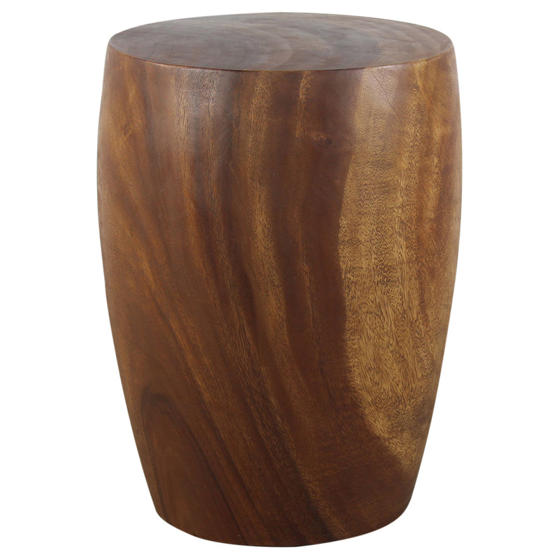 Haussmann® Wood Merlot End Table 15 D x 20 inch High Walnut Oil