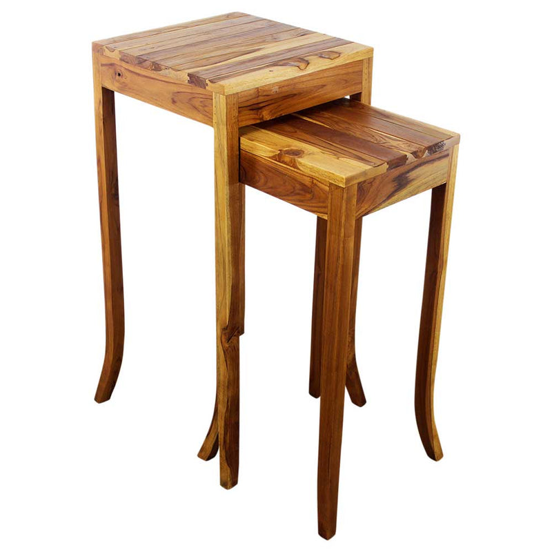 Haussmann® Teak Curved Table Set 1330-1634 Oak Oil