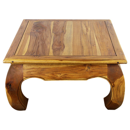 Haussmann® Teak Thai Opium Table 29 x 29 x 16 inch High Oak Oil