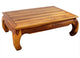 Haussmann® Teak Thai Opium Table 32 x 47 x 16 inch High Oak Oil - Haussmann Inc