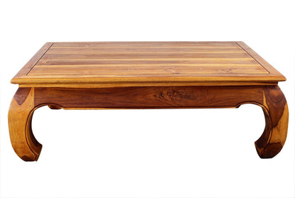 Haussmann® Teak Thai Opium Table 32 x 47 x 16 inch High Oak Oil - Haussmann Inc