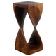 Haussmann® Original Wood Twist Stool 12 X 12 X 26 In High Walnut Oil - Haussmann Inc