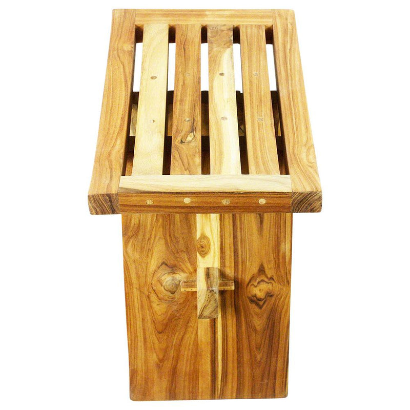 Haussmann® Teak Thai Teak Shower Stool 18 L x 12 W x 18 in H Teak Oil