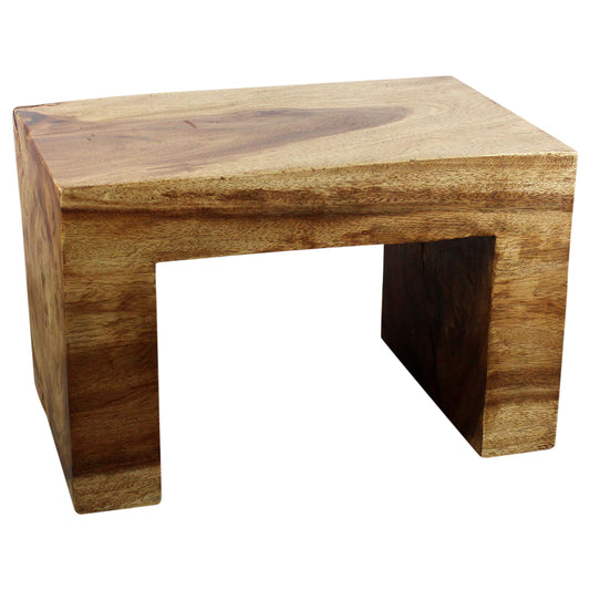 Haussmann® Wood Waterfall Table 24 Long x 16 Wide x 16 High Walnut Oil